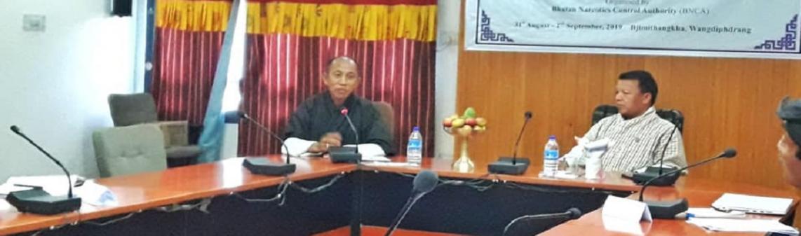 The School-Based Substance Use Prevention Workshop for principals of Wangdiphodrang Dzongkhag